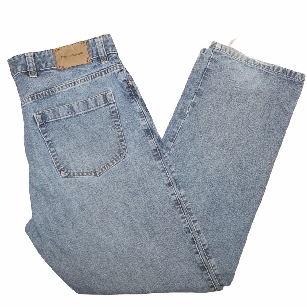 vintage Ermenegildo Zegna light-wash‎ denim jeans. Size 36. 36x31